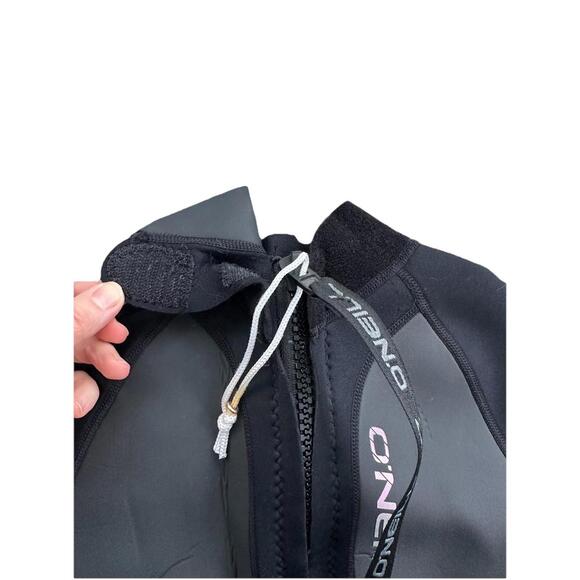 O'Neill Womens Full Wetsuit Size 6 Reactor 3:2 Black Pink Long Sleeve EUC - Picture 6 of 9